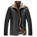 New Men&#039;s Leather Clothing Middle-aged And Elderly Fur One Men&#039;s Leather Jacket