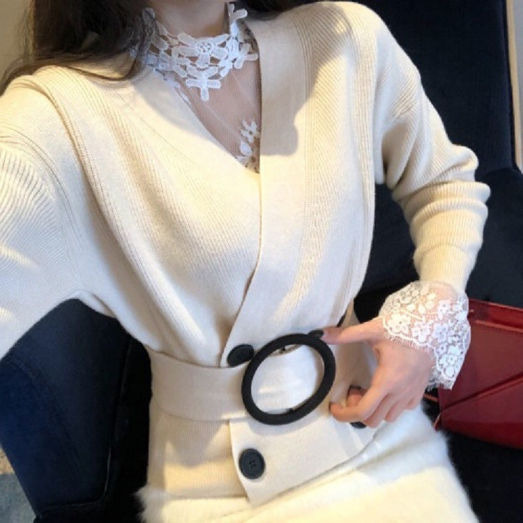 Trendy Belted Cropped Top