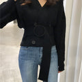 Trendy Belted Cropped Top