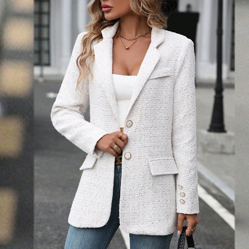 European And American Style Suits, Elegant Large Lapel Jackets, Hot-selling Women&#039;s Clothing In Autumn And Winter