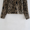 Winter New Animal Print Jacquard Sweater Turtleneck Pullover Sweater M4-A159D Wool