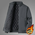 New Middle-aged And Elderly Men&#039;s Cotton And Velvet Thickened Dad&#039;s Winter Coat Grandpa Old Men&#039;s Winter Leather Jacket