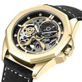 Korean Version Fashion Leather Watch Waterproof Mechanical Watch Men&#039;s Men&#039;s Casual Personality Men&#039;s Watch Mechanical Watch